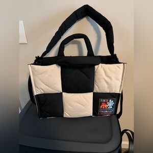 Authentic Coachtopia Loop Tote with Checkerboard Quilting